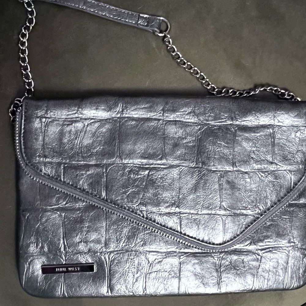 REDUCED. Silver Clutch Bag